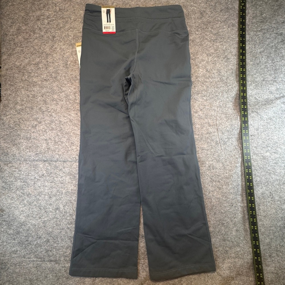 Mondetta Womens High Rise Straight Leg Pants Gray Recycled Activewear Size M NEW - Picture 9 of 12